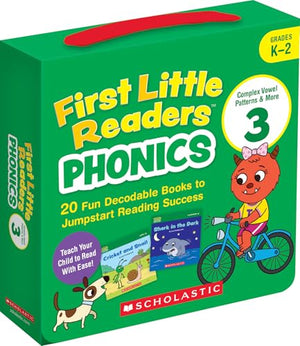 First Little Readers: Phonics Set 3 / Variant Vowels & More (SingleCopy Set): 20 Decodable Books For Beginning Readers