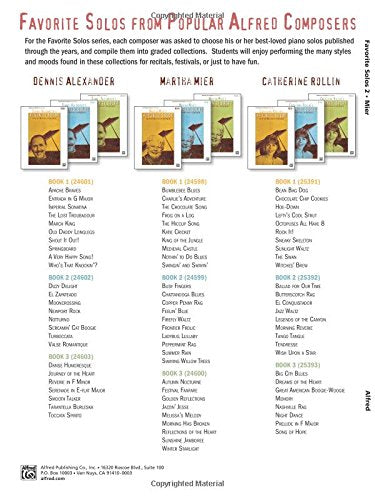 Martha Mier's Favorite Solos, Bk 2: 10 of Her Original Piano Solos,Used