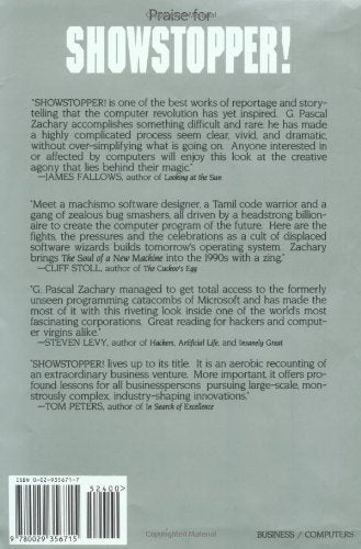 Show Stopper!: The Breakneck Race to Create Windows NT and the Next Generation at Microsoft,Used