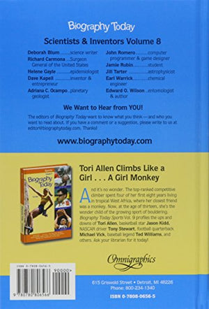 Biography Today: Profiles of People of Interest to Young Readers : Scientists & Investors (Biography Today Scientists and Invent,Used