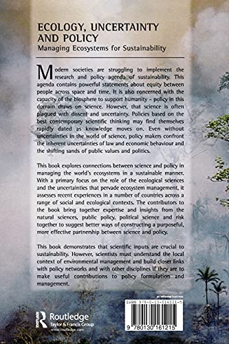 Ecology, Uncertainty and Policy,Used