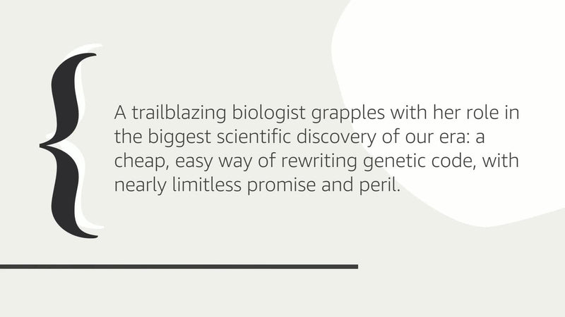 A Crack In Creation: Gene Editing and the Unthinkable Power to Control Evolution,New