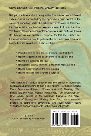 Return to Essence: How to Be in the Flow and Fulfill Your Life's Purpose,Used