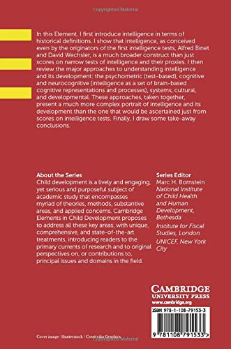 The Nature of Intelligence and Its Development in Childhood (Elements in Child Development),Used