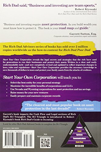 Start Your Own Corporation: Why the Rich Own Their Own Companies and Everyone Else Works for Them,New