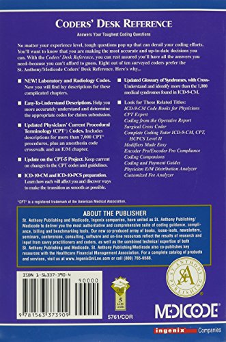 2002 CODERS DESK REFERENCE,Used