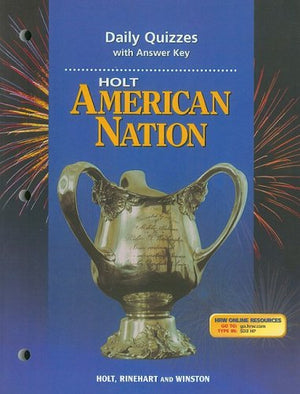 Holt American Nation Daily Quizzes with Answer Key,Used