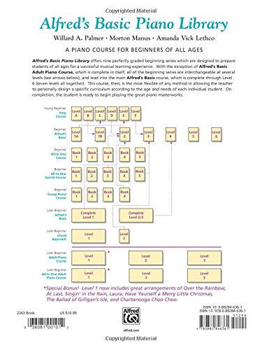 Alfred'S Basic Adult Piano Course Lesson Book, Bk 3 (Alfred'S Basic Adult Piano Course, Bk 3)