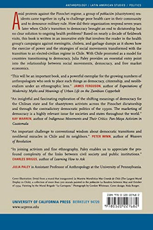 Marketing Democracy: Power and Social Movements in PostDictatorship Chile,Used