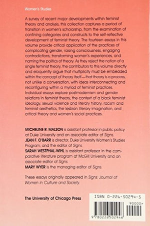 Feminist Theory in Practice and Process,Used