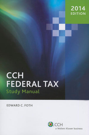 Federal Tax Study Manual (2014),Used