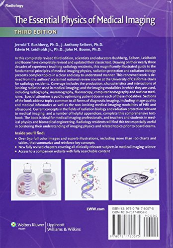The Essential Physics of Medical Imaging, Third Edition,Used