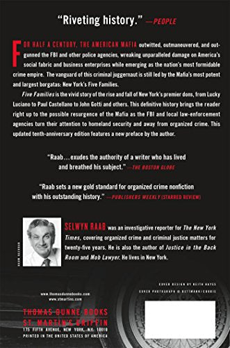 Five Families: The Rise, Decline, and Resurgence of America s Most Powerful Mafia Empires