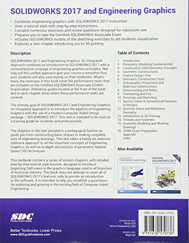 SOLIDWORKS 2017 and Engineering Graphics,Used