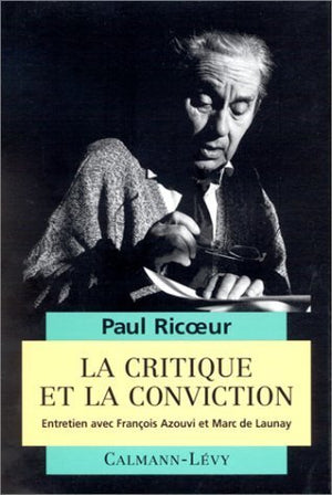 La Critique Et La Conviction,Used