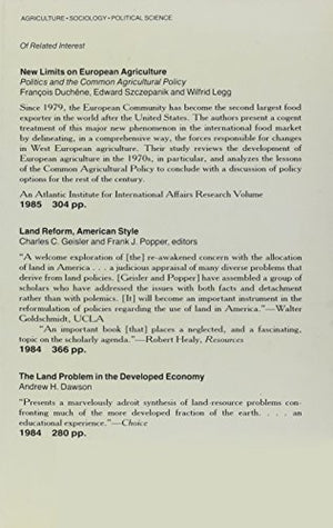 New Directions for Agriculture and Agricultural Research,Used