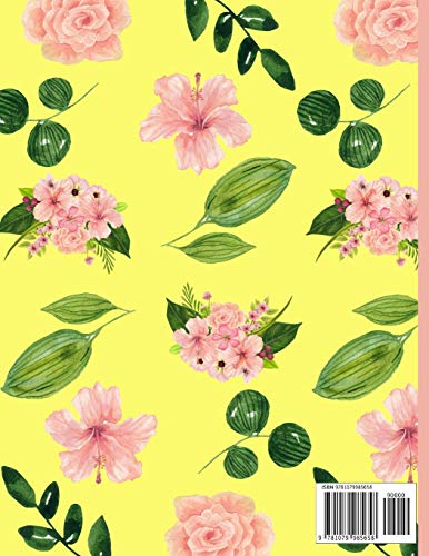Sketchbook: Pink Floral Sketch paper to draw, and sketch in 120 pages (8.5x11 Inch).,Used