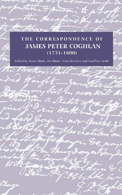 The Correspondence of James Peter Coghlan (17311800) (Catholic Record Society: Records Series, 80),Used