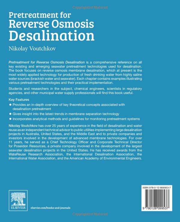 Pretreatment for Reverse Osmosis Desalination,Used