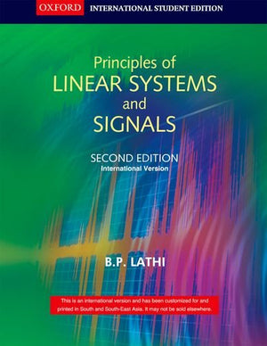 Principles Of Linear Systems And Signals,New