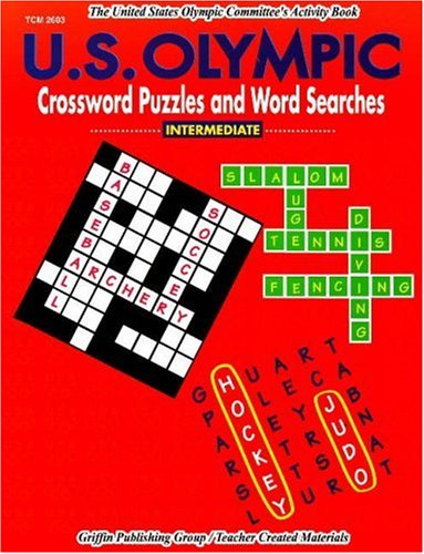 U.S. Olympic Crossword Puzzles and Word Searches,Used