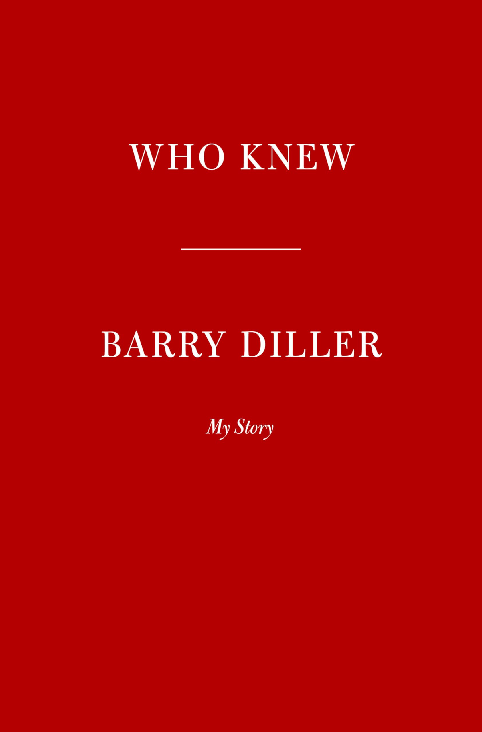 Who Knew: My Story,New