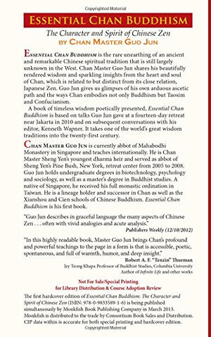 Essential Chan Buddhism: The Character and Spirit of Chinese Zen,Used