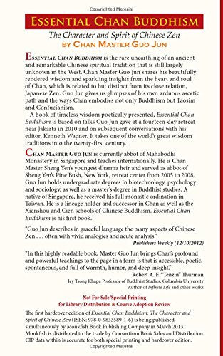 Essential Chan Buddhism: The Character and Spirit of Chinese Zen,Used