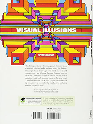 Visual Illusions Coloring Book (Dover Design Coloring Books),Used