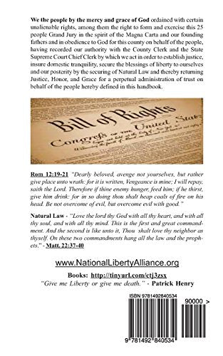 Common Law Handbook: For Juror'S, Sheriff'S, Bailiff'S, And Justice'S