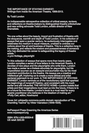 The Importance of Staying Earnest,Used