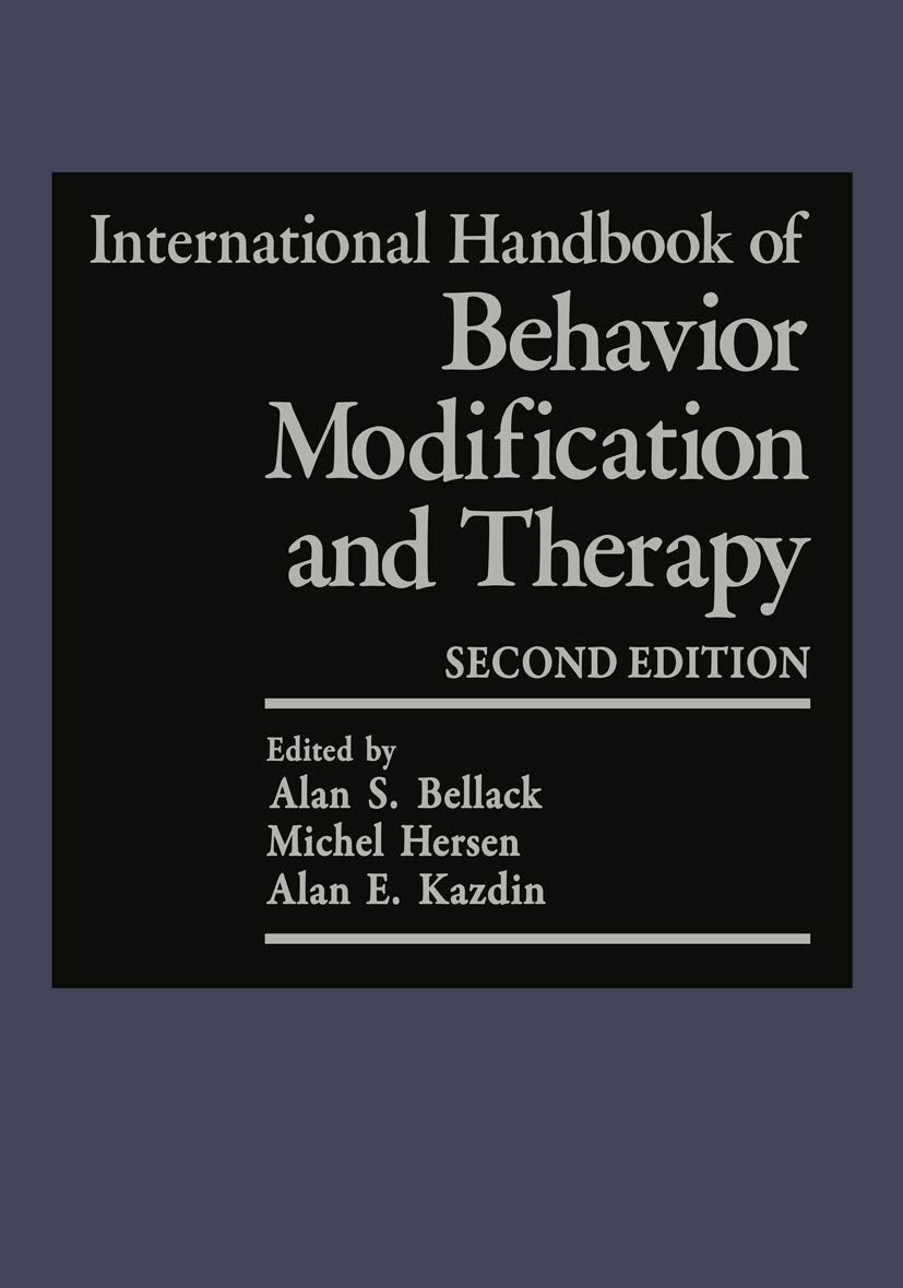 International Handbook of Behavior Modification and Therapy: Second Edition,Used