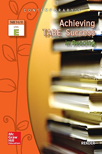 Achieving TABE Success in Reading, Level E, Reader (Achieving TABE Success for TABE 9 & 10),New
