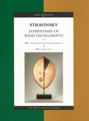 Stravinsky  Symphonies of Wind Instruments: The Masterworks Library (study score) (Boosey & Hawkes Masterworks Library),Used