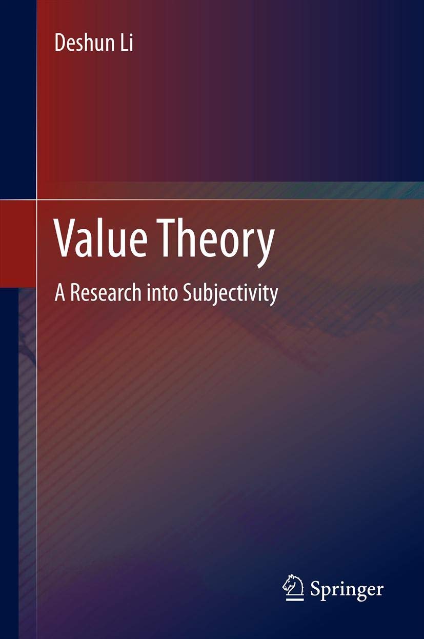 Value Theory: A Research Into Subjectivity (English And Chinese Edition),Used