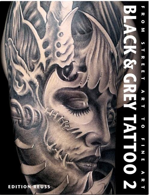 Black & Grey Tattoo, Vol. 2: Dark / Horror (German Edition),Used