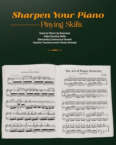 Czerny: Art of Finger Dexterity for the Piano, Op. 740 (Complete) (Schirmer's Library Of Musical Classics, Vol. 154),Used