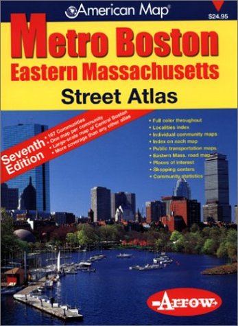 Metro Boston: Eastern Massachusetts  Street Atlas,Used