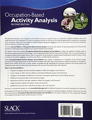 OccupationBased Activity Analysis,New
