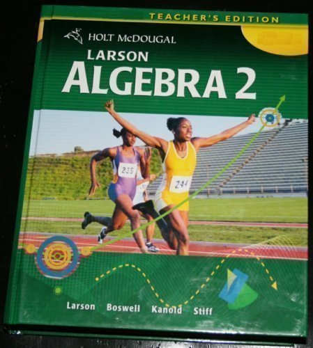 Holt McDougal Larson Algebra 2, Teacher's Edition,Used