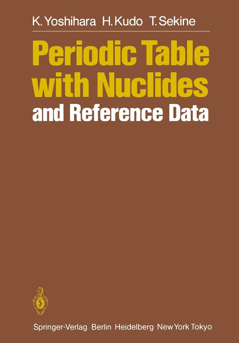 Periodic Table with Nuclides and Reference Data,Used