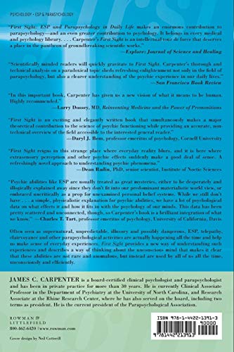 First Sight: ESP and Parapsychology in Everyday Life,Used