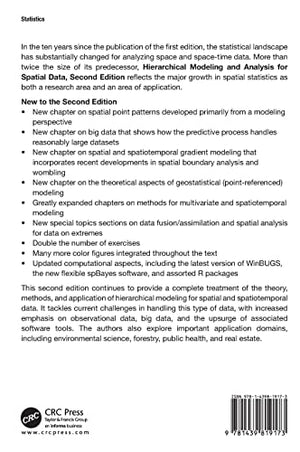 Hierarchical Modeling and Analysis for Spatial Data (Chapman & Hall/CRC Monographs on Statistics and Applied Probability),Used