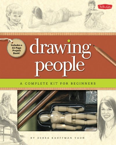 Drawing People Kit: A Complete Drawing Kit for Beginners (Walter Foster Drawing Kits),Used