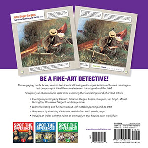 Spot the Differences: Art Masterpieces, Book 3 (Dover Kids Activity Books),Used