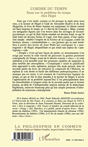L'Ordre Du Temps: Essai Sur Le Problme Du Temps Chez Hegel (French Edition)