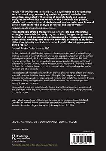 An Introduction to Applied Semiotics: Tools for Text and Image Analysis,Used