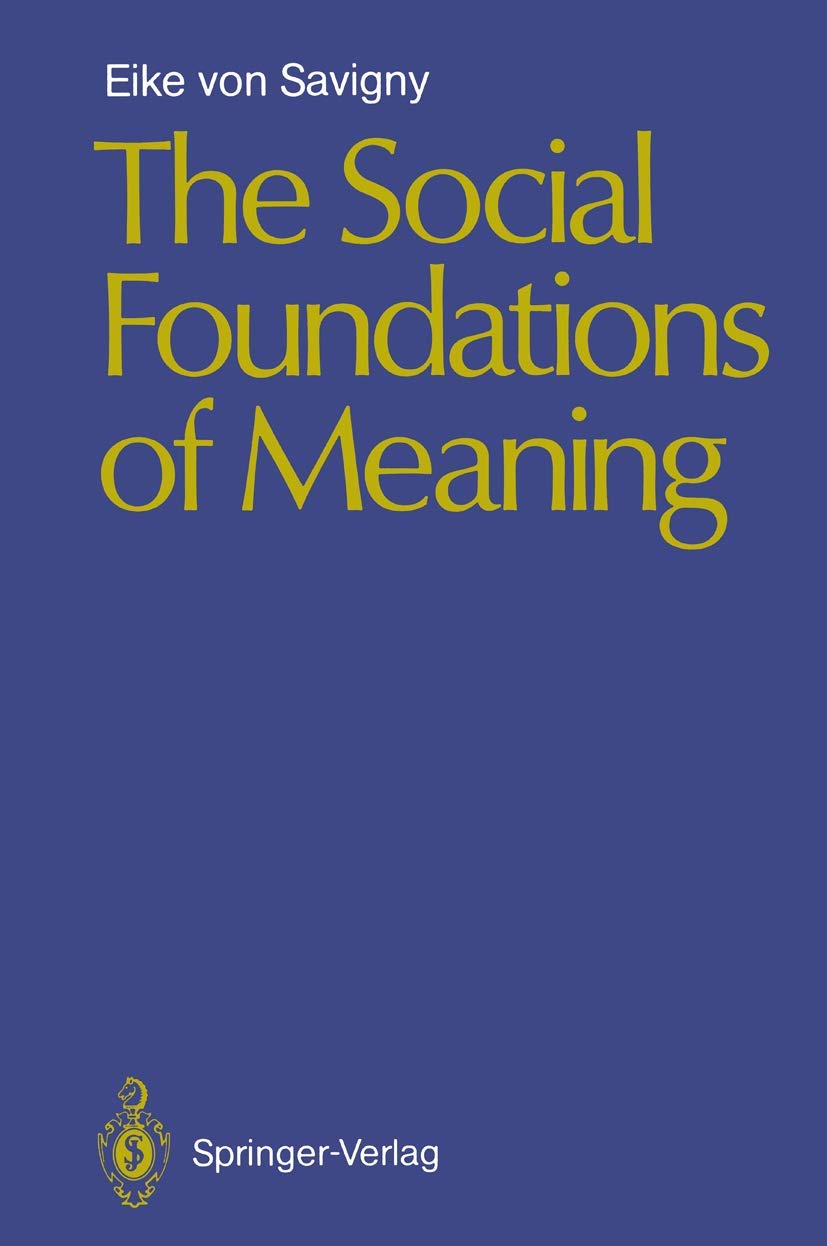The Social Foundations of Meaning,Used