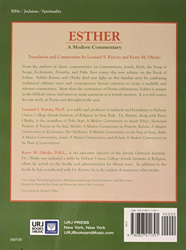 Esther: A Modern Commentary (English and Hebrew Edition),Used