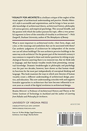 Visuality for Architects: Architectural Creativity and Modern Theories of Perception and Imagination,Used